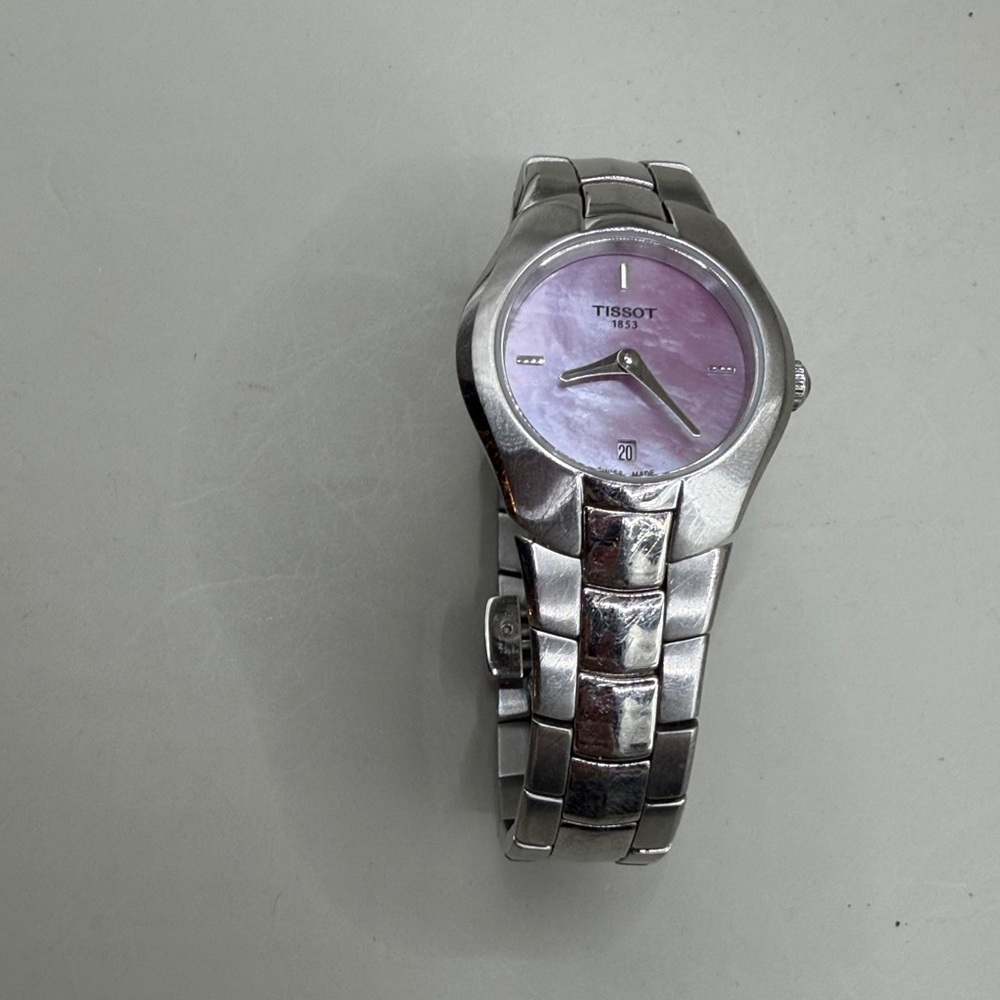 Tissot Women's T-Round Pink MOP Dial Watch